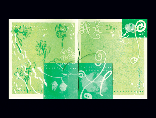 Akaa - I am california blooming 我是 - RISO Zine