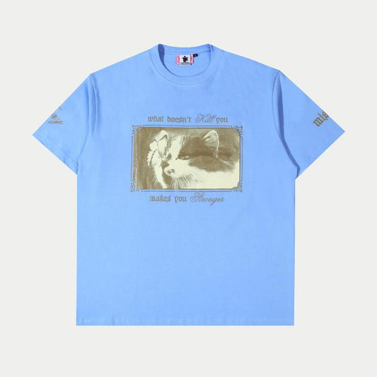 Tiny Studio - Kitten T-Shirt (Baby Blue) by Toko Misteri