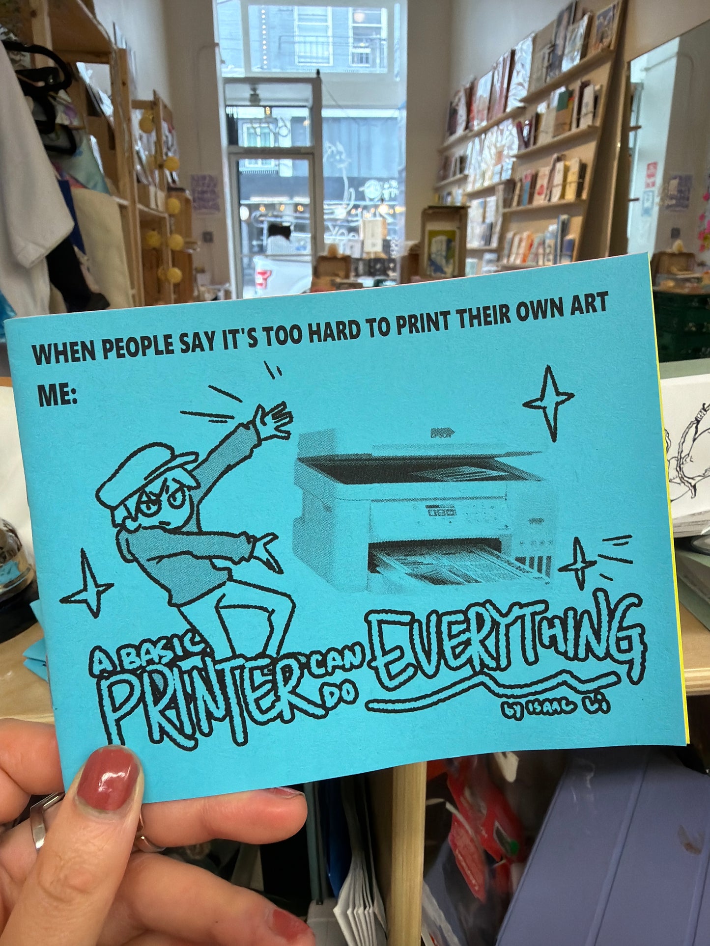 Isaac li 三皮 - A basic printer can do everything zine