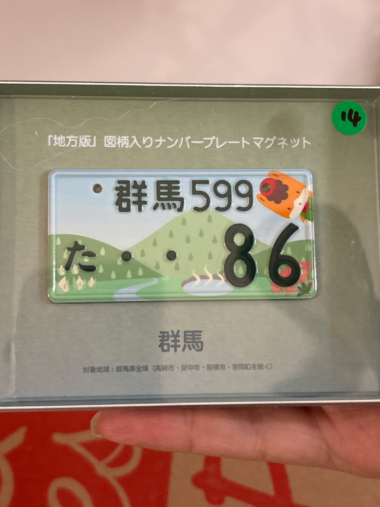 Sangyu Xi -license plate magnet