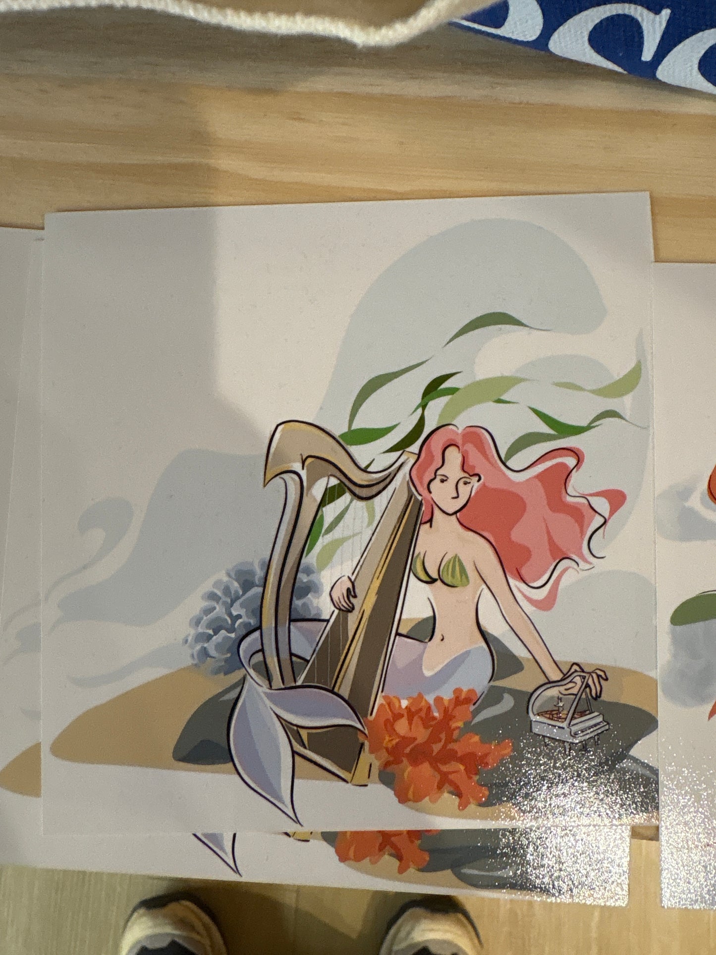 Crazy Apple Stella square print