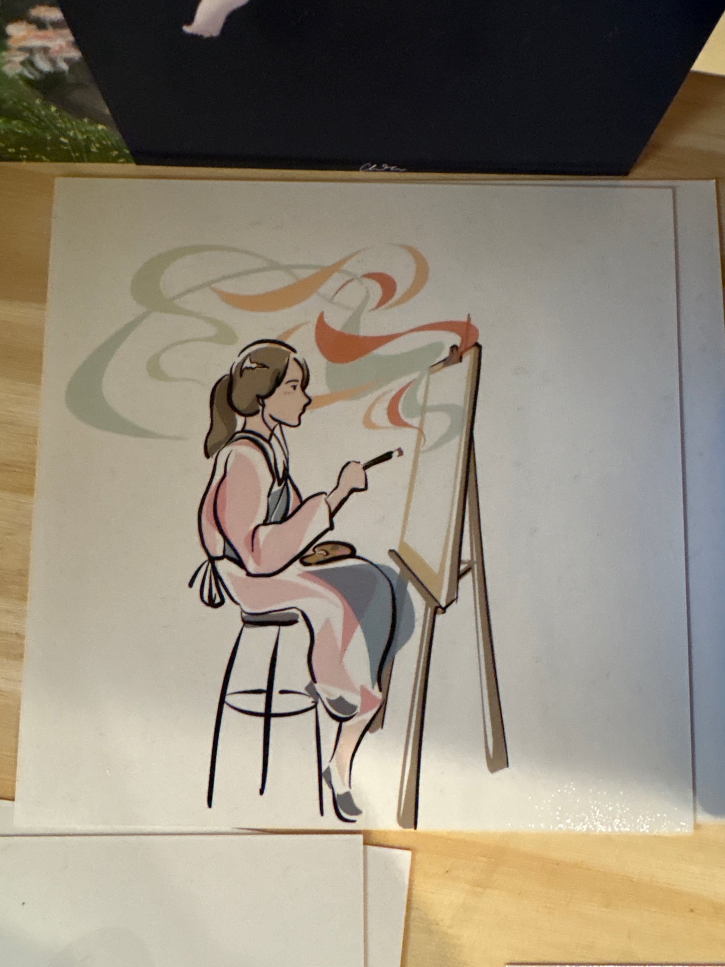 Crazy Apple Stella square print