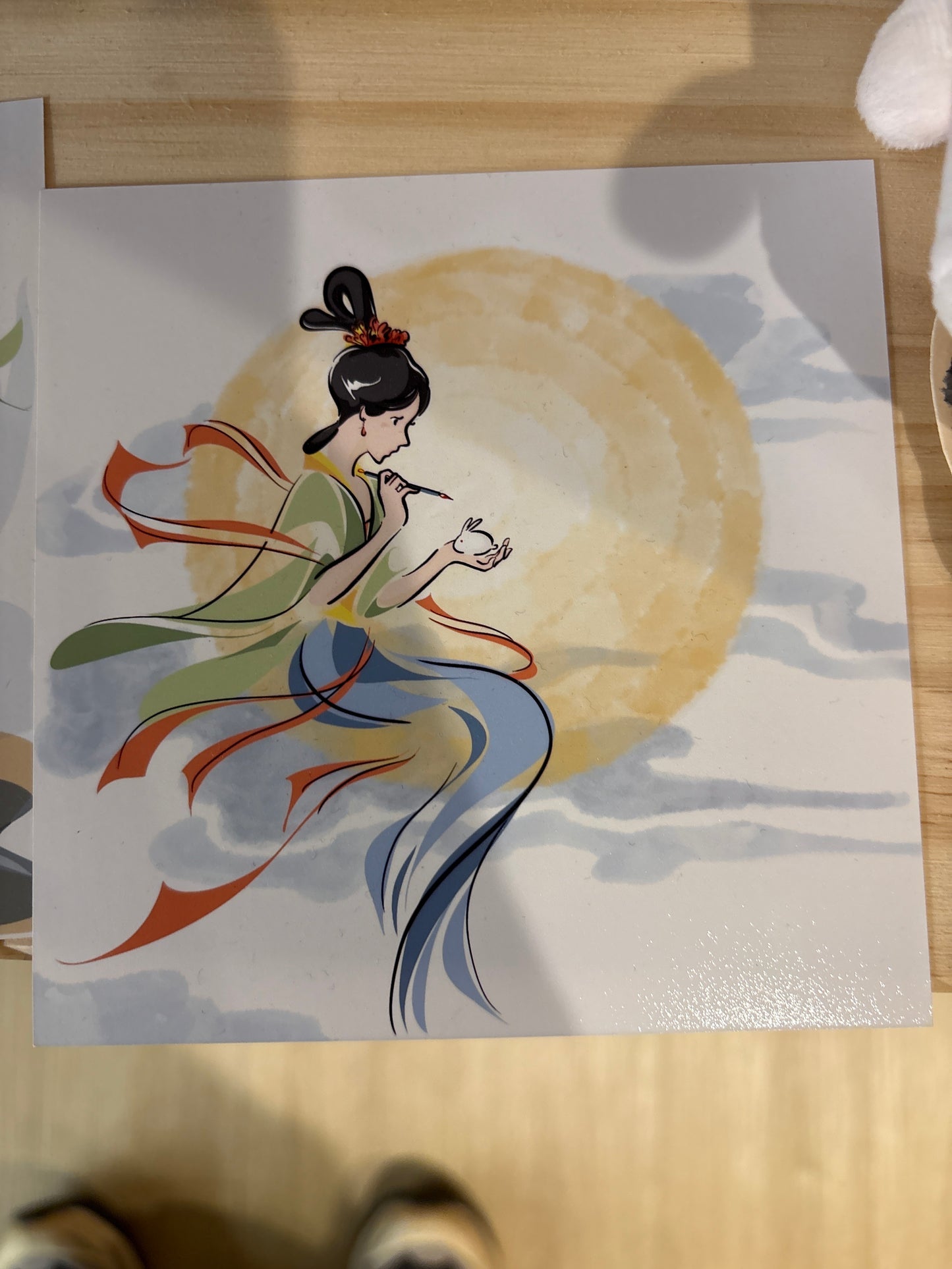 Crazy Apple Stella square print