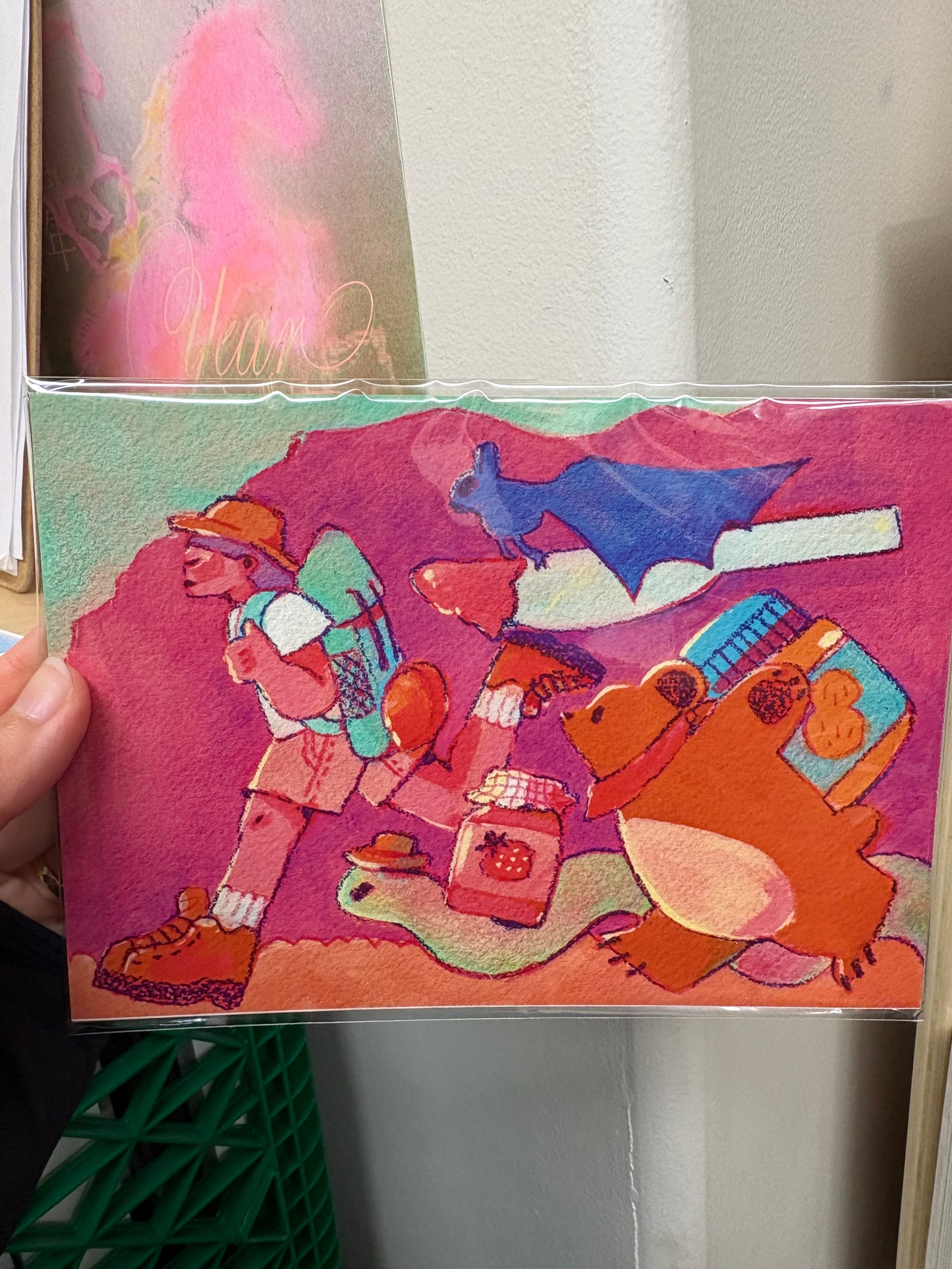 sendoodz - lys - mini print - post card
