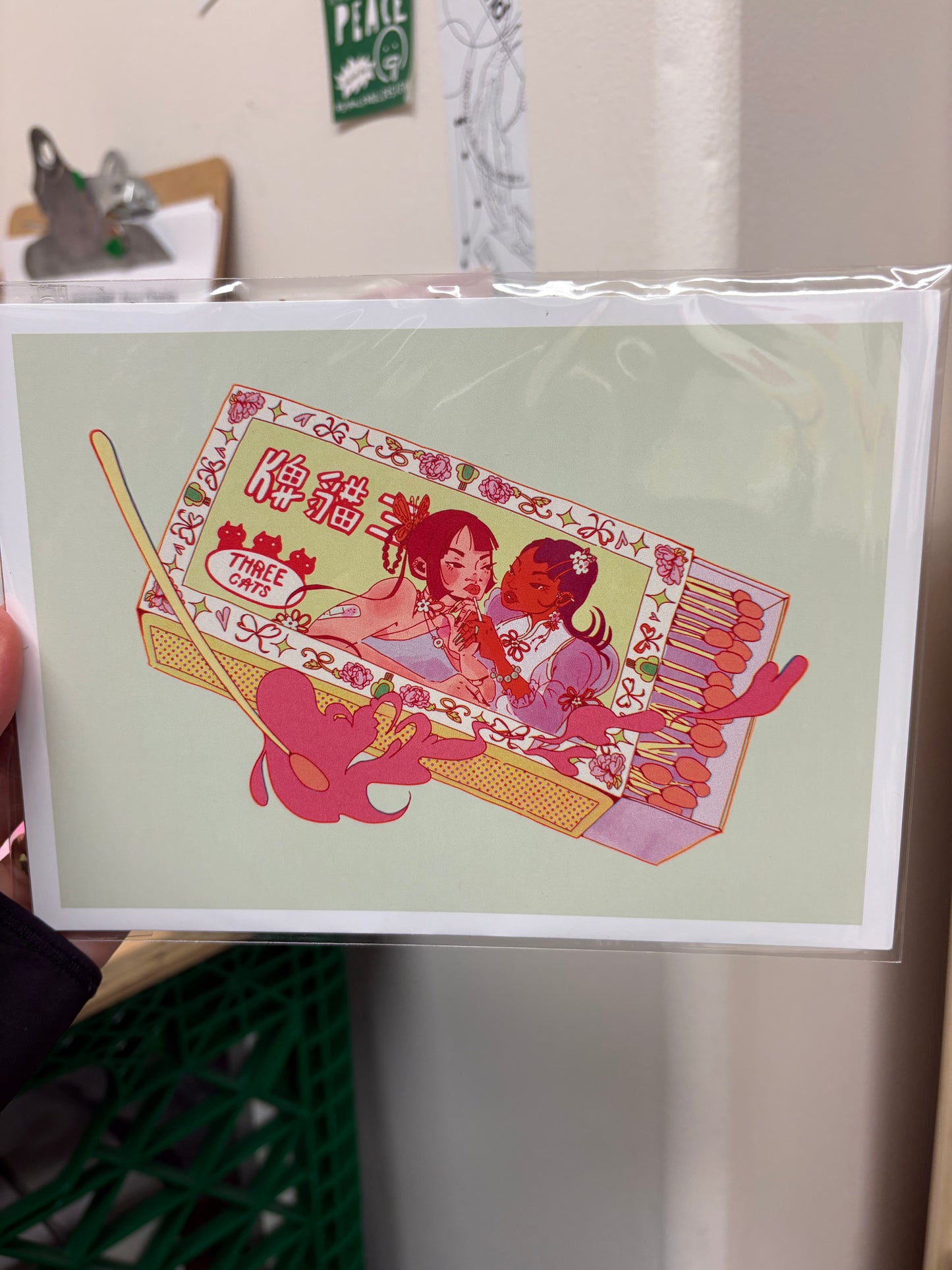 sendoodz - lys - mini print - post card