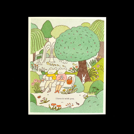 Moniker Press - Print - Peaceful Park (foonie / Saya Oiwa)