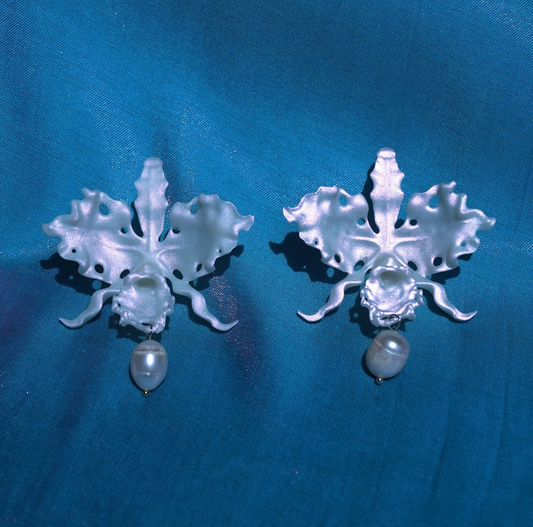 Morphoria 3D - Cattleya Orchid Earrings