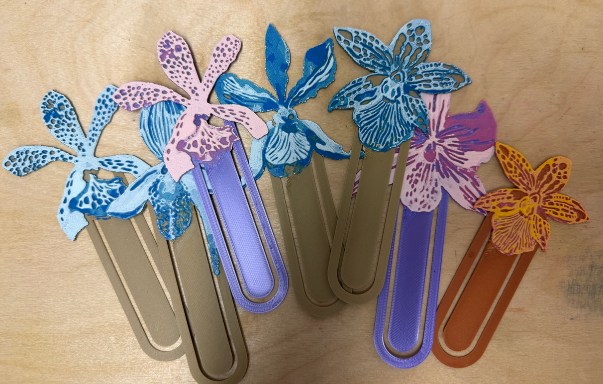 Orchid bookmark