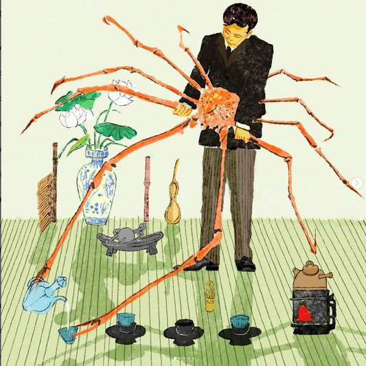 Yaoting Wang: Big RISO print  10” x 10”