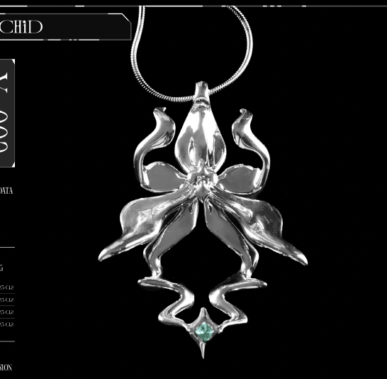 Archean - Ghost Orchid Necklace