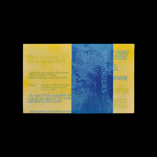 Moniker Press - Zine - REMINDERS (Jasper Pelle)