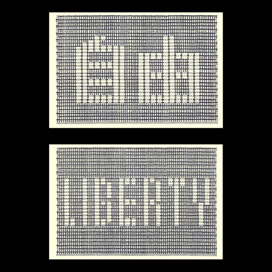 Everything matters - 自由 / Liberty crochet postcards
