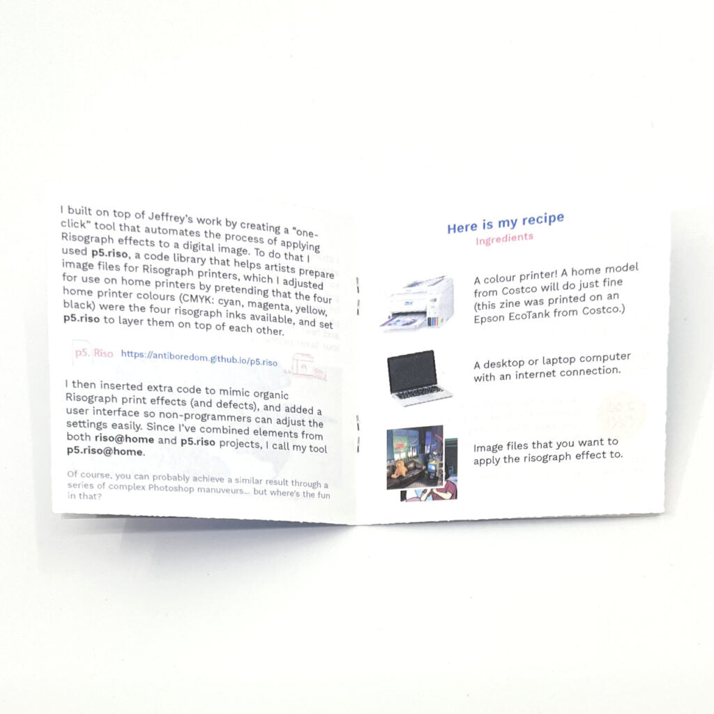 Jason Li - Replicating Risograph With Your Home Printer